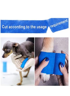 KASTWAVE Athletic Elastic Cohesive Bandage for Sports, Injuries, Treatments, and Recovery, First Aid Tape Vet Wrap for Cat, Dog  - Image 5