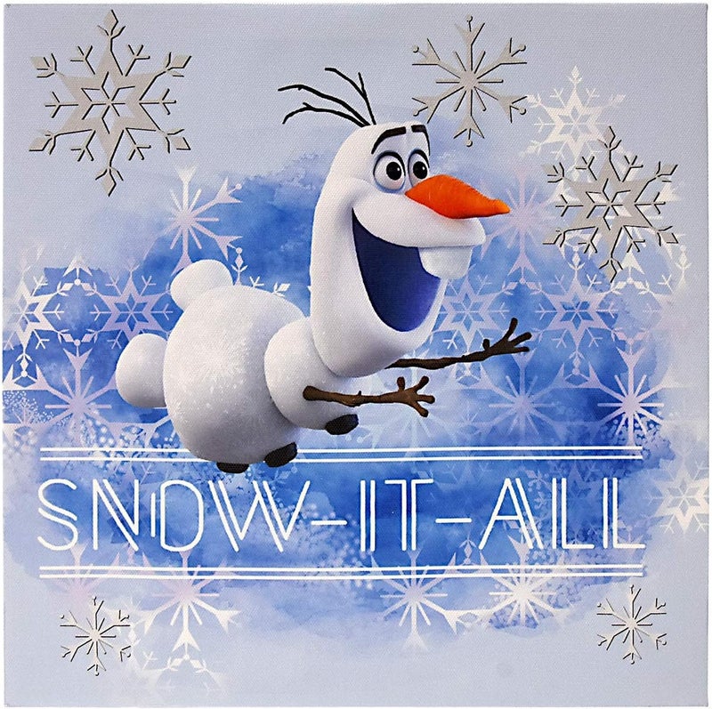 Idea Nuova Disney Frozen 2 4 Pack Canvas LED Wall Art - Image 2