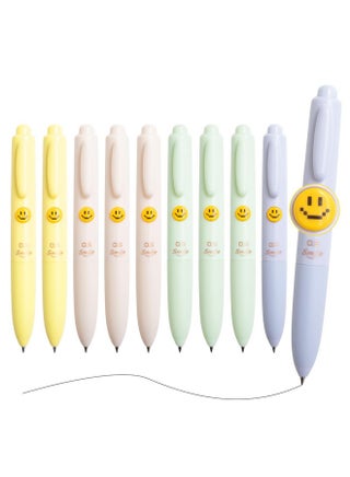 10 Pcs Cute Gel Pens, 0.5Mm Black Fat Gel Pens Fine Point, Retractable Gel Ink Rollerball Pens, Cute Gel Pen With Smiley Face Smooth Writing For Note Taking, School, Office Women Men - pzsku/Z813F615EA241BDF422E3Z/45/_/1731927909/ab71c146-f3e4-4872-8ba1-ce07278810cb
