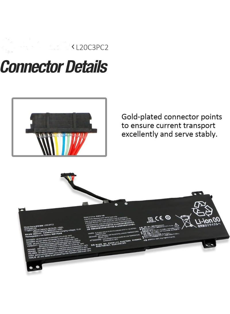 Terabyte L20C3PC2 L20D3PC2 L20M3PC2 Battery Compatible for Lenovo Ideapad Gaming 3 3i(15" 2021) Gaming 3-15IHU6 3-15ACH6 Type 82K1 82K2 Series 82K1002RGE 82K1003AFR 82K200T3GE 5B11B96715 5B11B96719 L20L3PC2 - Image 4