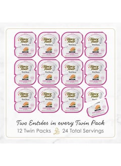 Fancy Feast Y Feast Gourmet Gravy Wet Cat Food, Petites Seared Salmon With Spinach Entree  (Pack Of 12) 2.8 Oz. Tubs  - Image 2