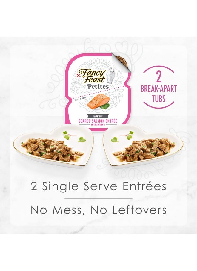 فانسي فيست طعام القطط الرطب Y Feast Gourmet Gravy، طبق سمك السلمون المحمر مع السبانخ - (عبوة من 12 قطعة) عبوات سعة 2.8 أونصة  - Image 4