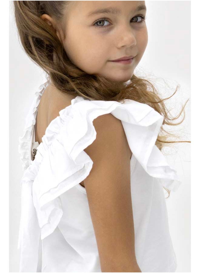 Panco SUNDAY Ruffle Detailed T-Shirt  - Image 4
