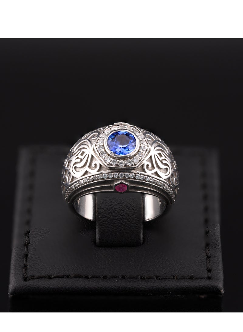 AAZ Jewellery L.L.C Silver Signet Middle Eastern Style - Men's - Image 4