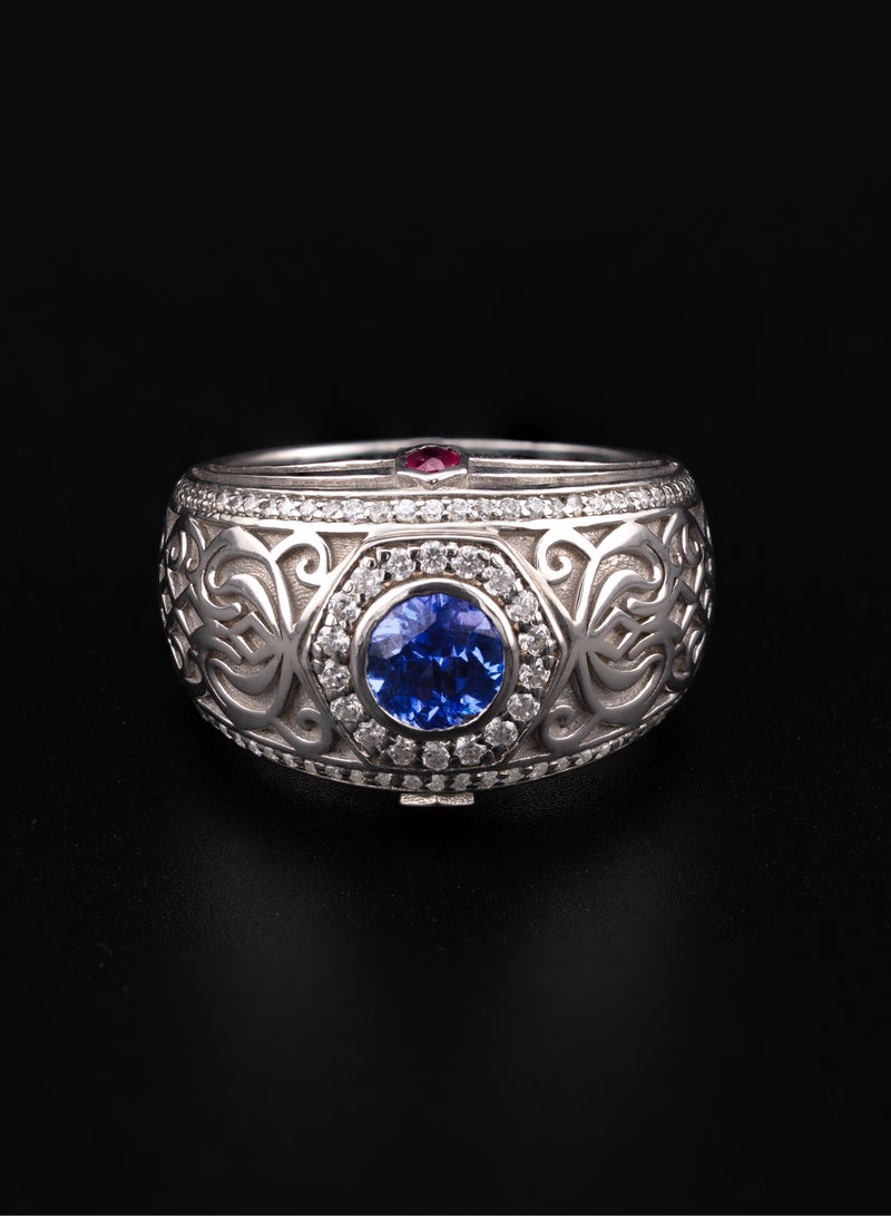 AAZ Jewellery L.L.C Silver Signet Middle Eastern Style - Men's - Image 3