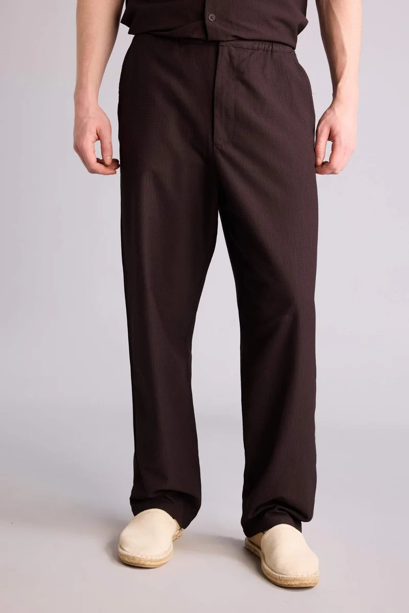 Defacto  Baggy Fit Basic Trousers for Men | Best Price UAE
