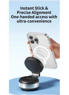 Phone Holder with Electric Suction Cup Magnetic Retractable Mobile Phone Holder for Car, Mirror, Desk and All Smooth Surfaces Black - pzsku/Z813FBEB01220CBFF217EZ/45/_/1731734440/07a064e5-5c5c-432e-ace0-01c45c6fdc09