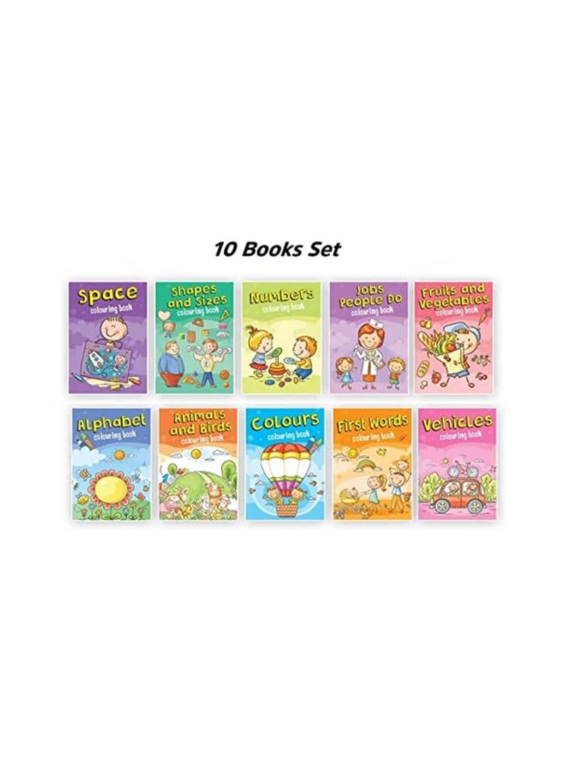 DeloPik Kid's Learning Bag Activity Books (Set of 10) - Image 2