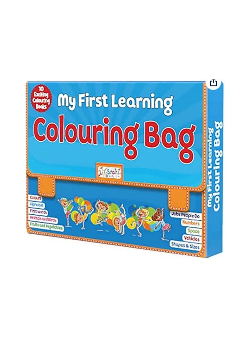 DeloPik Kid's Learning Bag Activity Books (Set of 10) - Image 1