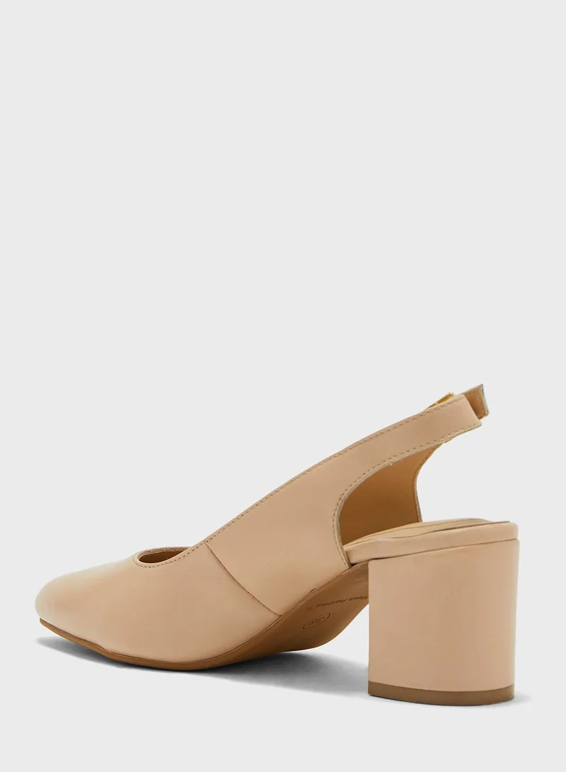 Hush Puppies Sling Back Pumps