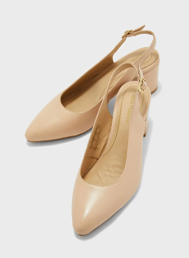 Hush Puppies Sling Back Pumps