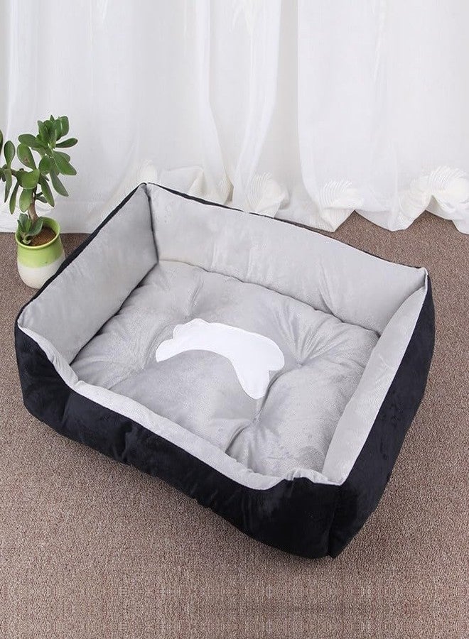 JMGBird Bolster Dog Bed Dog Pillow Doggy Bed - Image 1