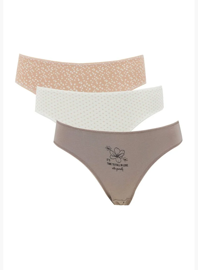 ديفاكتو 3 Pack Woman Underwear Brief Package Slip