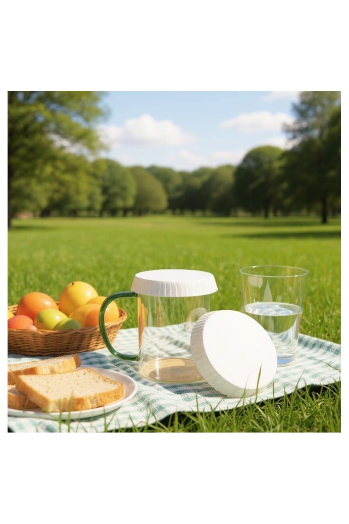 100pcs Disposable Paper Cup Cover, White Coffee Cup Cover, Hot Cup Lids for Home Kitchen Cafe Parties Wedding Hotel Bars - Image 4