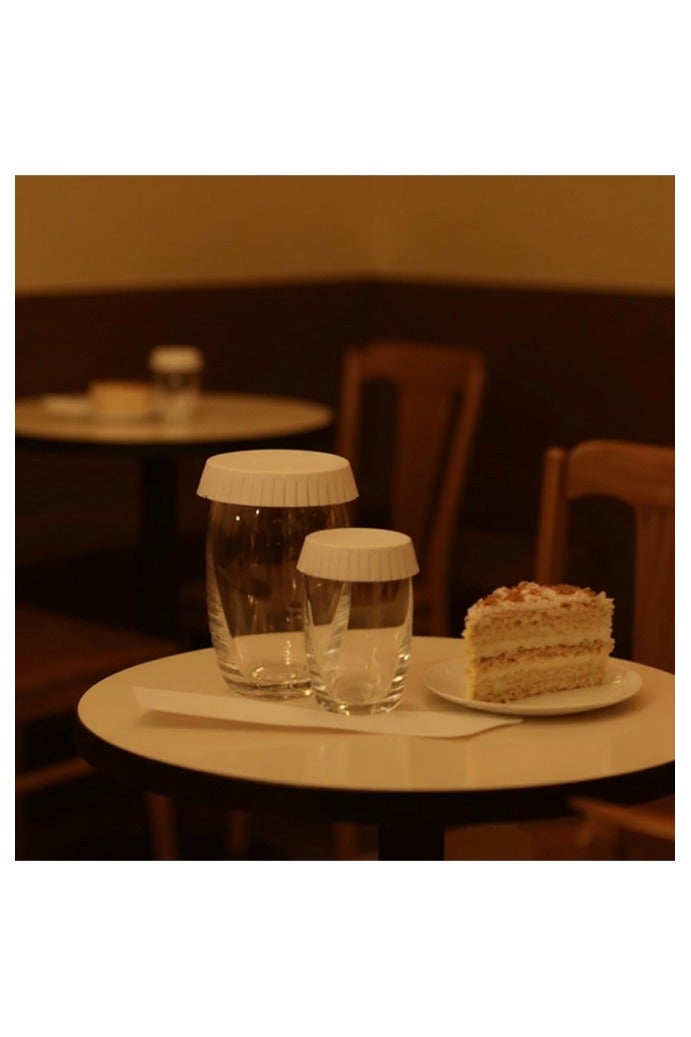 100pcs Disposable Paper Cup Cover, White Coffee Cup Cover, Hot Cup Lids for Home Kitchen Cafe Parties Wedding Hotel Bars - Image 5