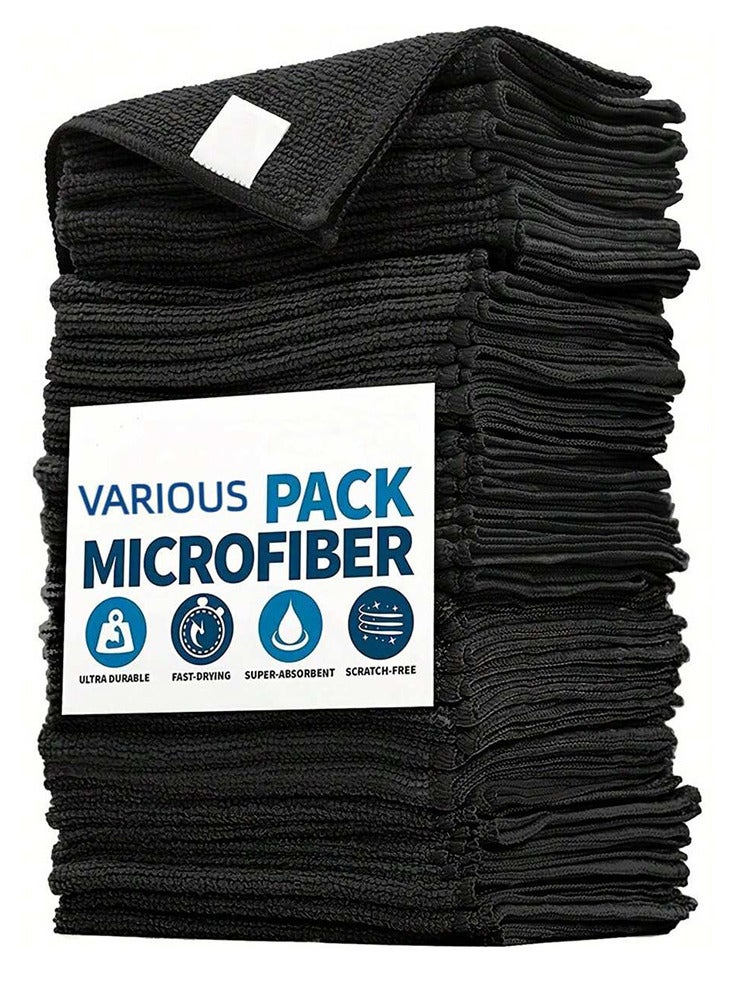 Beauenty 10 Pack Microfiber Cleaning Towels - Streak Free  Absorbent Towels for Kitchen  Car - Machine Washable Multi-Purpose Cloth for Easily Removes Grease  Stains - Image 1