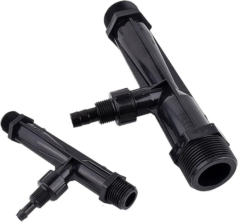 1 قطعة حاقن سماد فينتوري لنظام ري الحديقة 1/4 إلى 2 بوصة خيط خارجي ذكر القطر الخارجي 25 مم - Image 1