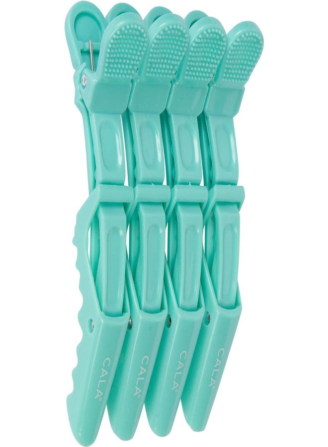 Cala Mint croc hair clips 4 count, 4 Count