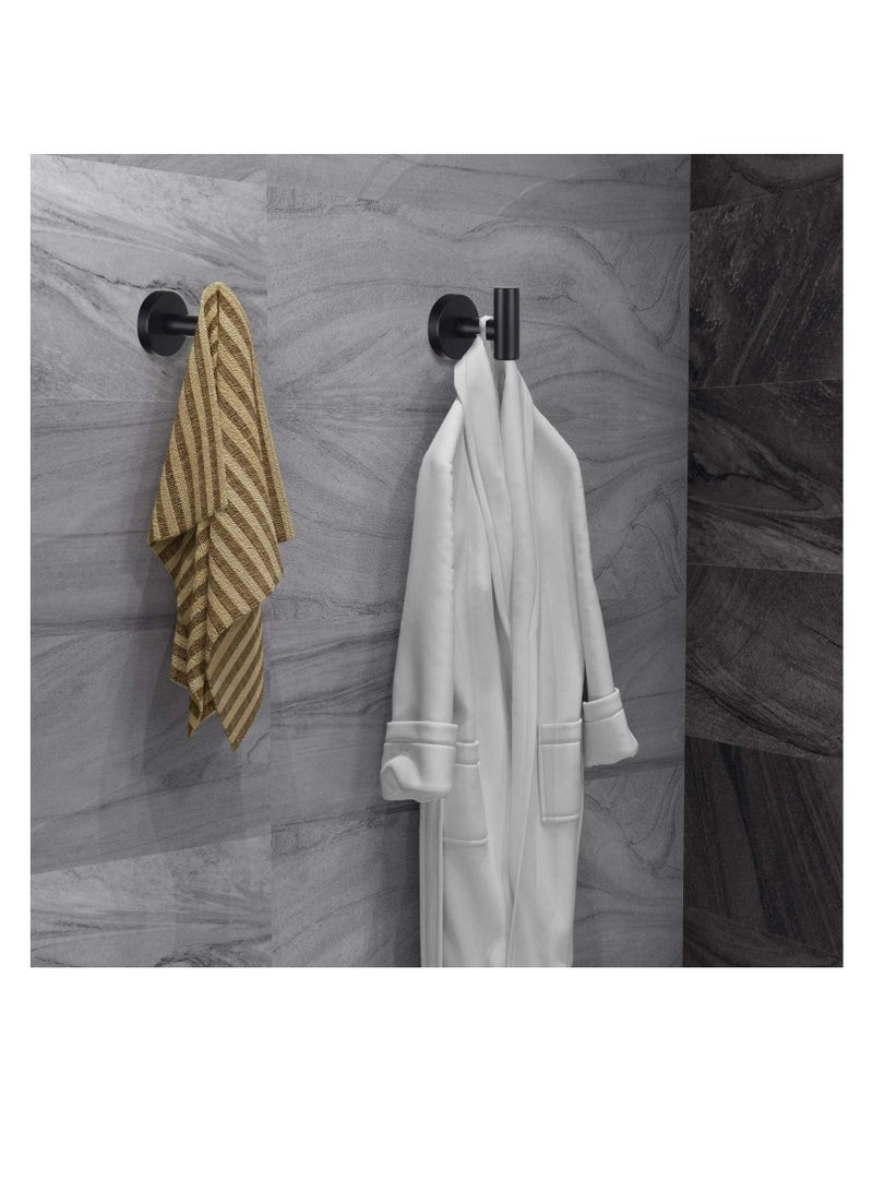 Arabest Towel Hooks Bathroom Coat Hook Robe Hook Stainless Steel Heavy Duty Door Hanger  - Image 3