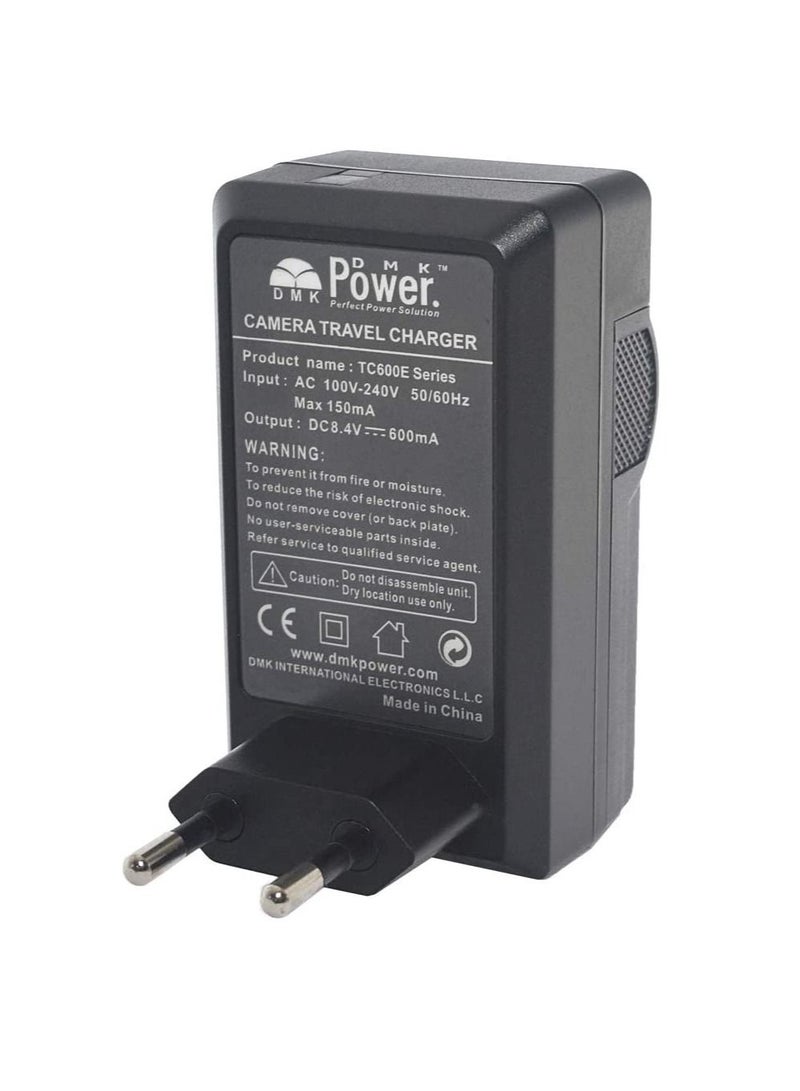 DMK Power شاحن DMK Power TC600E BLE9PP متوافق مع DMW-BLE9E DMW-BLE9 باناسونيك DMW-BLE9GK DMW-BLG10 DMW-BLG10E DMW-BLG10GK DMW-BLH7 DMW-BLH7E DMW-BLH7GK DMW-BTC9 DE-A98B DEA98A DMC-GM5K DMC-GF3 - Image 2