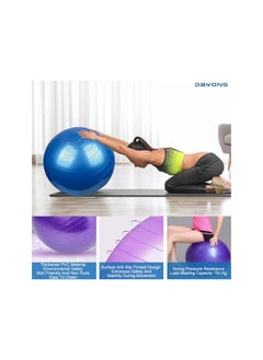 DAYONG Anti-Burst Exercise Ball, Yoga Fitness Ball with Air Pump for Adult and Kids, Thickened Stability Balance Ball for Yoga, Pilates, Kids Sensory Training, Core Strengthening. - pzsku/Z814016016DD5275053CBZ/45/_/1738933020/1380d679-b88c-49b3-aa28-9d250bc65296