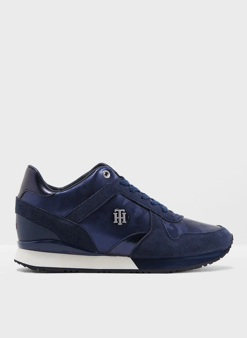 TOMMY HILFIGER Camo  Wedge Sneaker