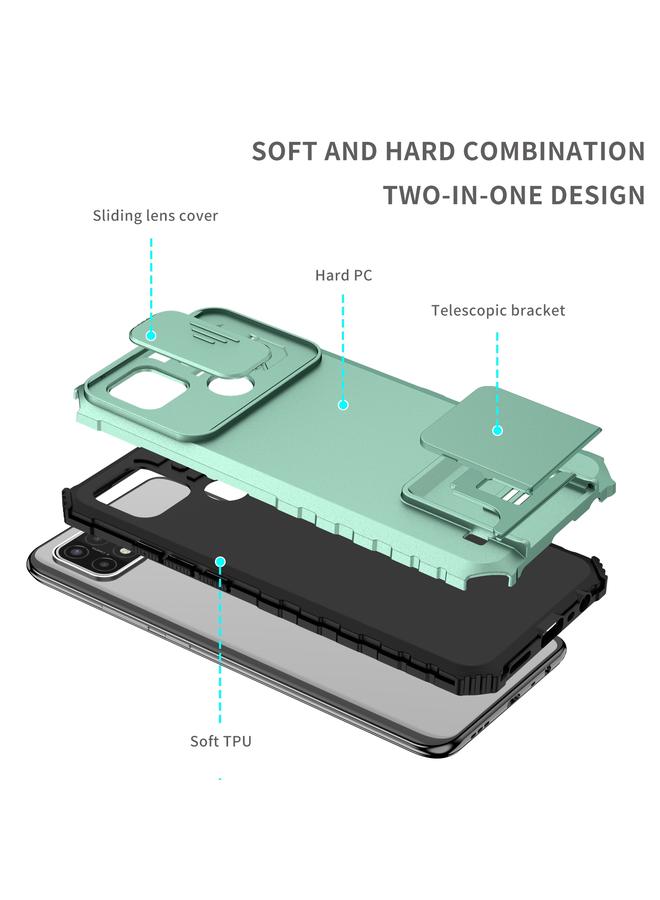 S-TOP Case For OPPO A15 Stereoscopic Holder Sliding Camshield Phone Case - Image 2