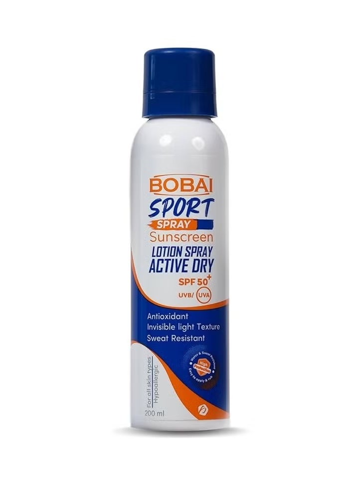 bobai Sport Water Resistant Sunscreen Spray 200 ml - Image 1
