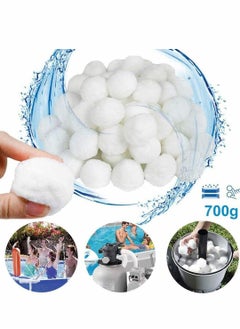 Excefore Filter Balls Poly sphere Reusable Filtration Balls Flow Clear Swimming Pool Water Alternative Filter Impurities 700g Alternative Filter Impurities 700g  - Image 2
