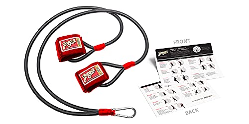 J-Bands Jaeger J-Bands Resistance Bands for Pitchers. Baseball & Softball Pitching Trainer. Arm Trainer Bands for Throwing. Includes Laminated Instruction Sheet - Image 1