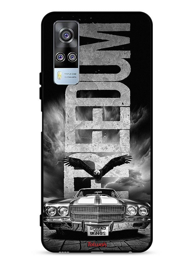 Tolwak vivo Y51 2020 Protective Case Cover Freedom Art - Image 1