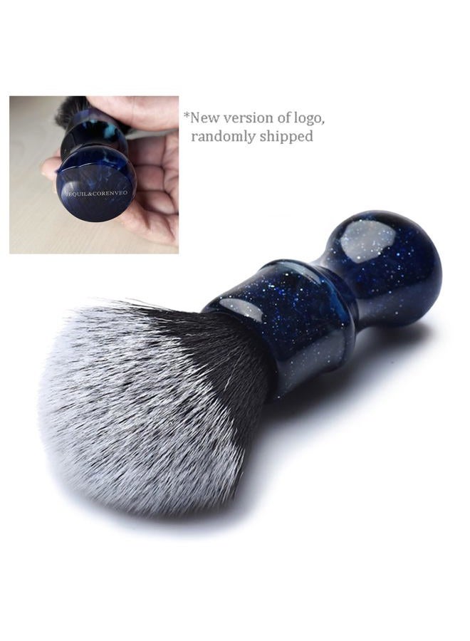 JEQUIL&CORENVEO Luxury Synthetic Shaving Brush With Aesthetic Resin Handle, 24mm Extra Dense Knot - Image 2
