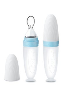Termichy Baby Food Dispensing Spoon: Squeeze Feeder Dispenser For Baby - Self Feeding Bottle Spoon  - Image 1