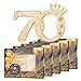 KaGrbves 50 Packs 70 Bottle Openers for 70th Birthday Party Favors Gifts or Souvenirs for Guests 70th Wedding Anniversary Party Favor Gold and Black Theme Party Decorations 70 - Image 3
