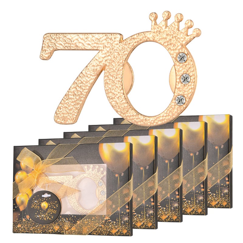 KaGrbves 50 Packs 70 Bottle Openers for 70th Birthday Party Favors Gifts or Souvenirs for Guests 70th Wedding Anniversary Party Favor Gold and Black Theme Party Decorations 70 - Image 2