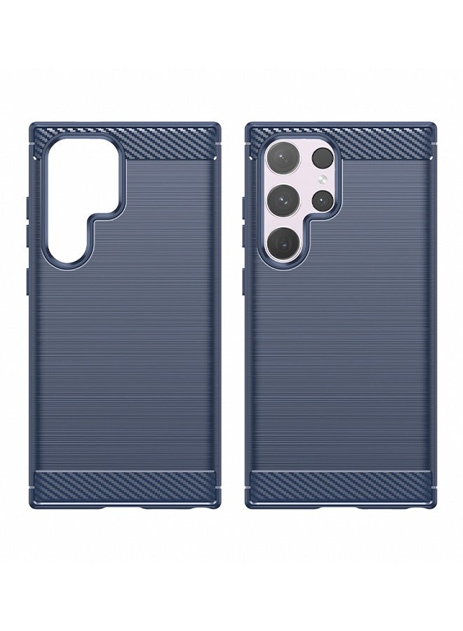 X-level Samsung Galaxy S24 Ultra Case Cover with Soft TPU Carbon Fiber Texture Anti-Scratch Shockproof Slim Anti-Drop Bumper Back Cover Comfortable Touch Cell Phone  Accessory for Galaxy S24 Ultra 5G - Image 2