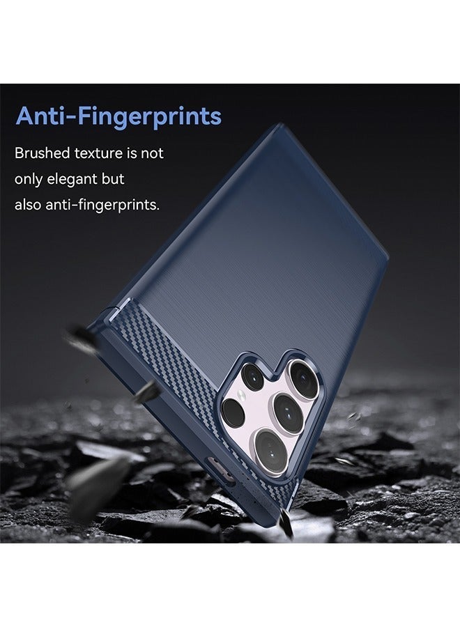 X-level Samsung Galaxy S24 Ultra Case Cover with Soft TPU Carbon Fiber Texture Anti-Scratch Shockproof Slim Anti-Drop Bumper Back Cover Comfortable Touch Cell Phone  Accessory for Galaxy S24 Ultra 5G - Image 5