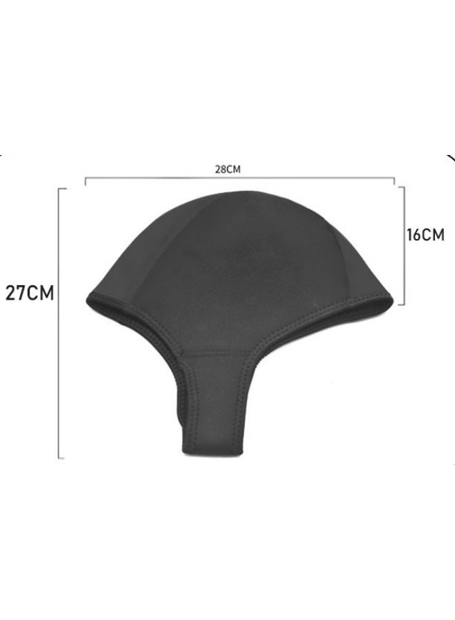 Diving Hood, Neoprene Dive Cap with Chin Strap, Thermal Wetsuit Hood, Surf Cap for Water Sports - Image 3