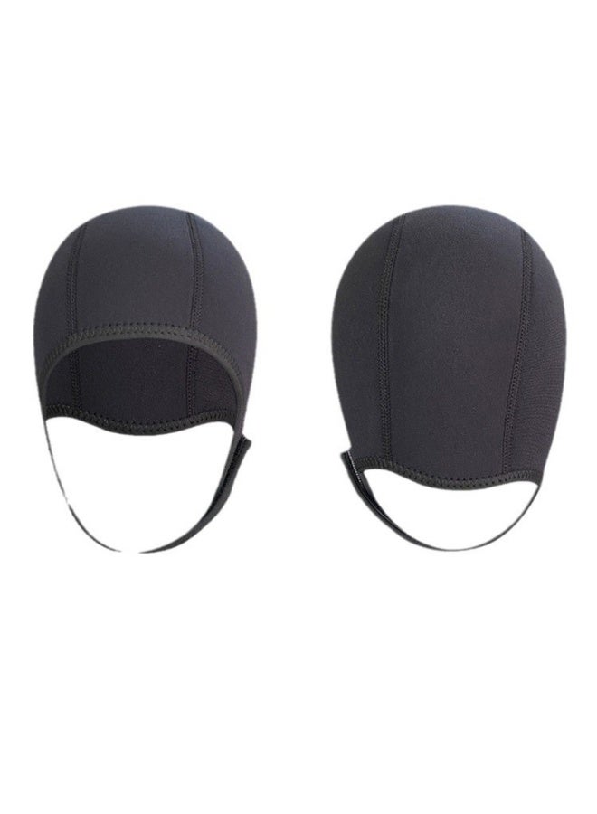 Diving Hood, Neoprene Dive Cap with Chin Strap, Thermal Wetsuit Hood, Surf Cap for Water Sports - Image 2
