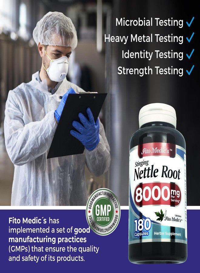 FITO MEDIC'S مختبر فيتو ميديك - جذر نبات القراص اللاذع، 180 كبسولة - مستخلص نقي من نبات القراص اللاذع، أورتيغا. - Image 4