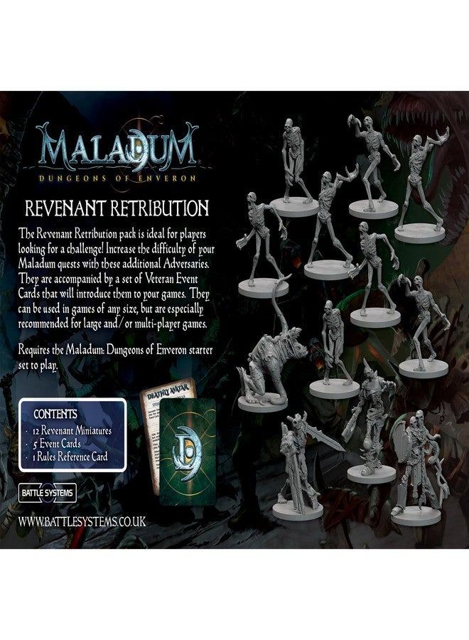 Battle Systems توسعة Battle Systems Maladum Revenant Retribution - مجسمات وحوش إضافية للألعاب الأكبر حجمًا، تضاريس Battle Systems Dungeon Crawler المعيارية - Image 3