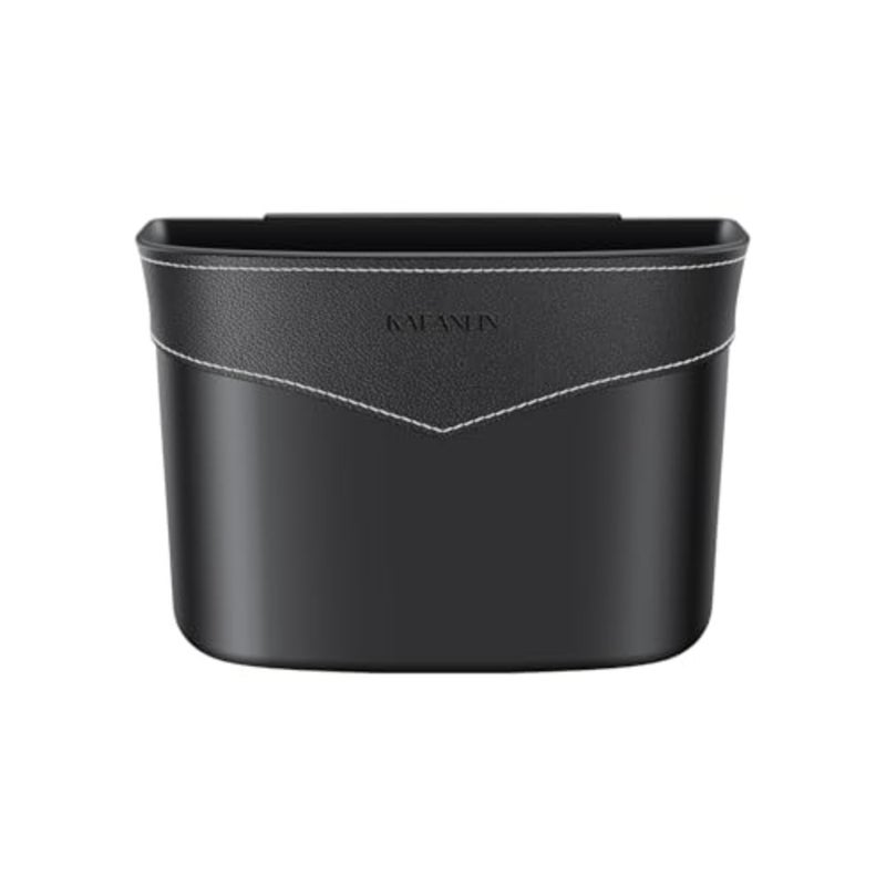 Car Trash Can Mini Trash Bin Garbage Organizer with Plastic Trash Bag Automotive Small Garbage Bin for Home Office Auto Vehicle Car Door Front Back Seat Storage Accessories - Image 4