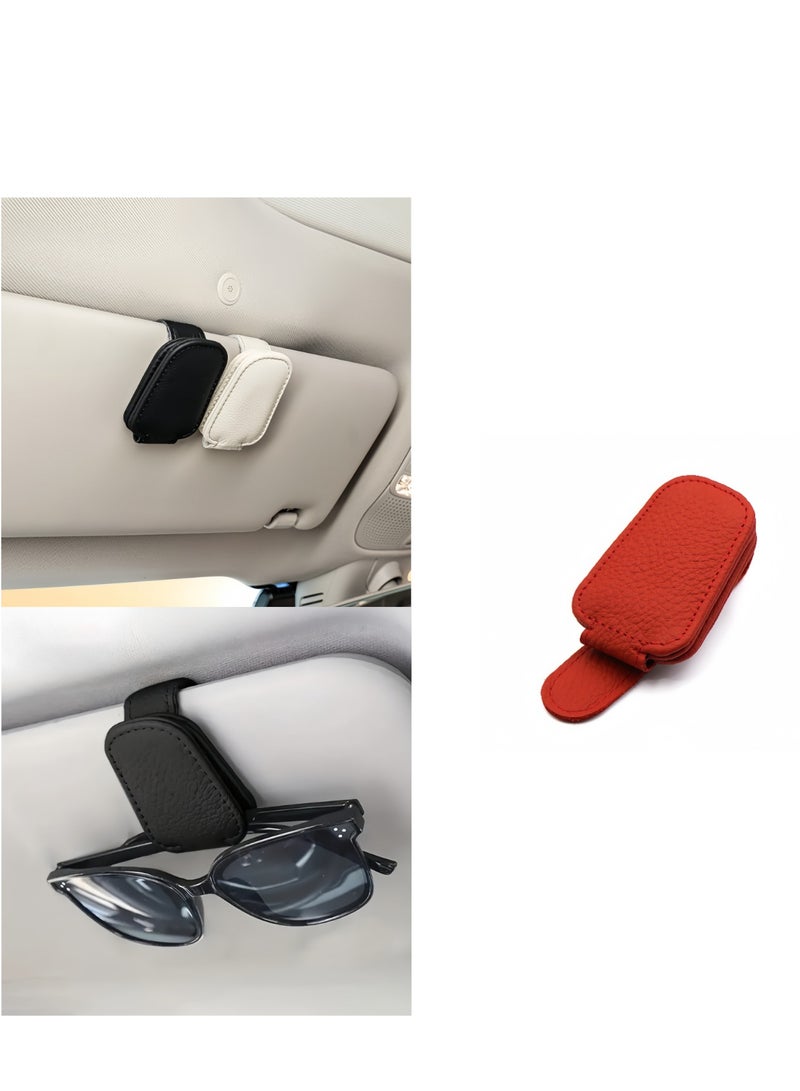 مقاطعة نظارات السيارة ، تخزين حالة النظارات ، مقاطعة تخزين متعددة الوظائف لمظلة الشمس للسيارة - Image 2