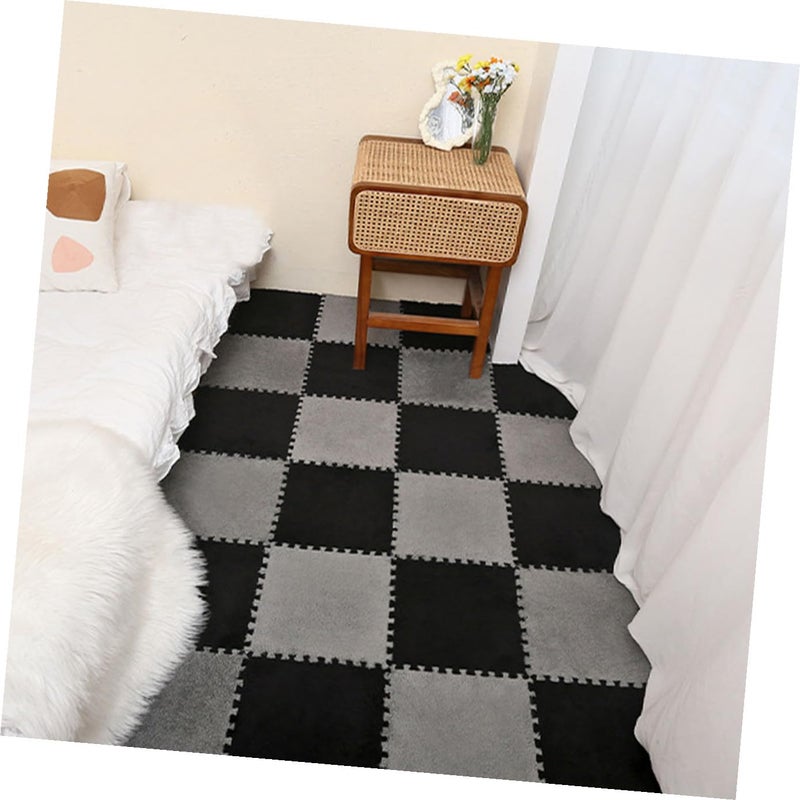 Interlocking Floor Mats 6 Pcs Soft Cushioned Rug For Play Crawling Bedroom Living Room - Image 5