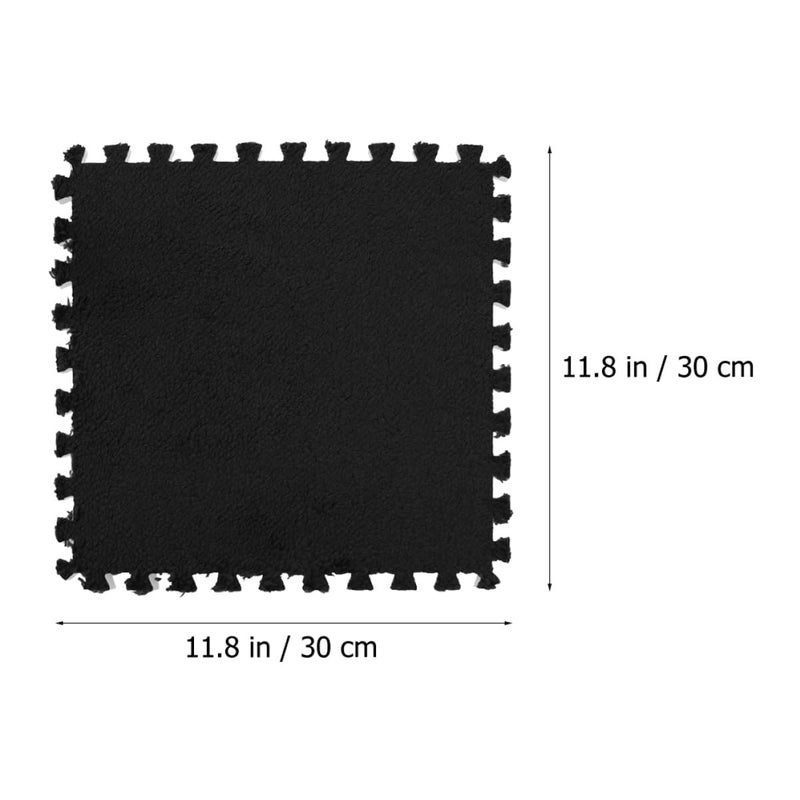 Interlocking Floor Mats 6 Pcs Soft Cushioned Rug For Play Crawling Bedroom Living Room - Image 4