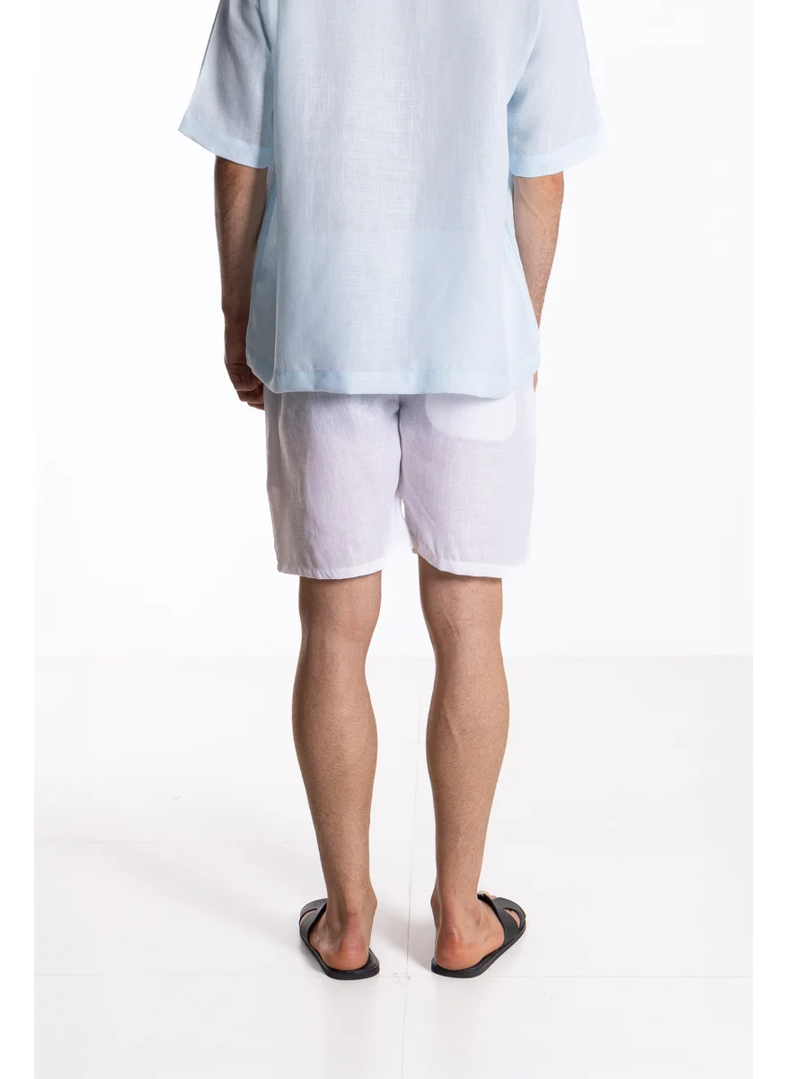 شايبس LINEN BLEND SHORTS
