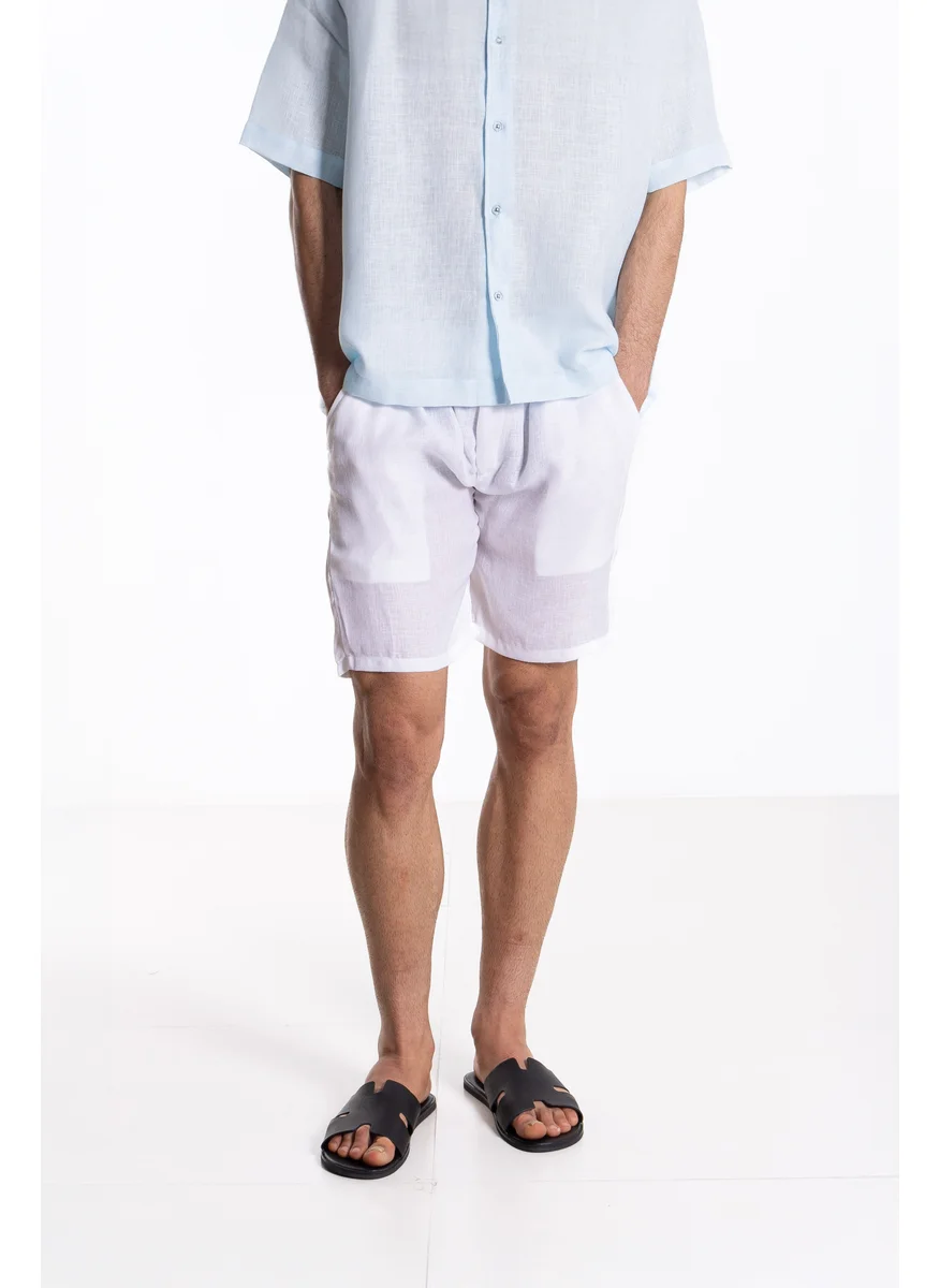 شايبس LINEN BLEND SHORTS