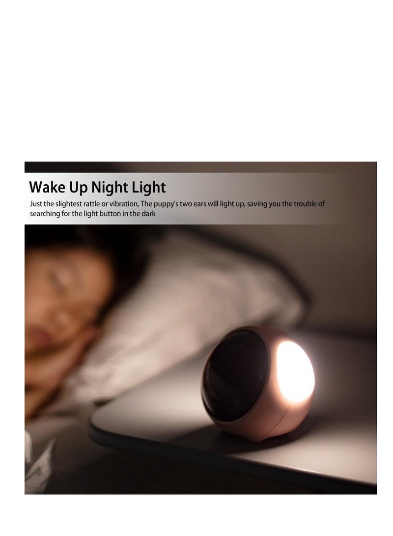 Excefore Kids Alarm Clock with Night Light, Adjustable Brightness Children's Sleep Trainer, Wake up Mood Alarm Clock with Dual Alarm Setting, for Girls,Boys Bedroom (White)  - Image 4