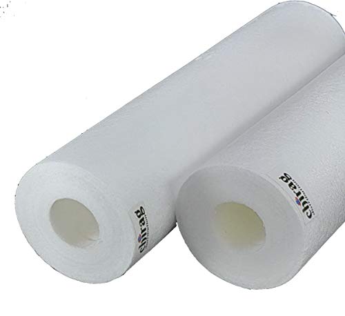 CHIRAG DISTRIBUTION RO Water Purifier Outer Filter Candle/Spun Cartridge-2 Pcs(10 inch/2.76inch) 150gram Each - Image 1