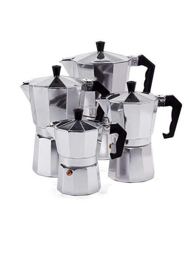 Aluminum Moka Pot for Espresso Preparation – Home Italian Coffee Maker, 6 Cup Capacity - Image 3